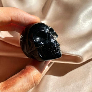 Obsidian Skull Crystal