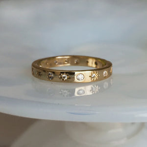 The Moon and Stars Stacking Ring - Terra Soleil