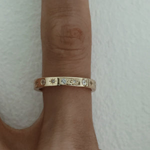 The Moon and Stars Stacking Ring - Terra Soleil