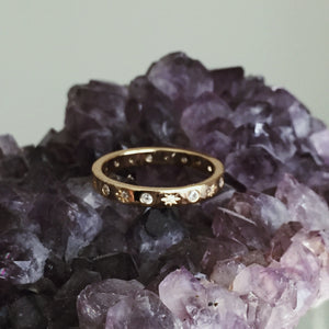 The Moon and Stars Stacking Ring - Terra Soleil