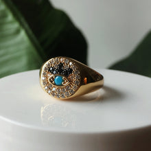 Load image into Gallery viewer, The Annika Evil Eye Ring - Terra Soleil