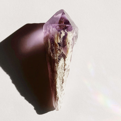 Raw Amethyst Crystal Point - Terra Soleil