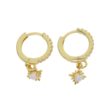 Load image into Gallery viewer, Opal Star Charm Earrings - Terra Soleil