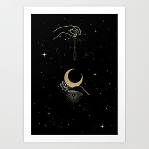 Lantern in the Moonlight Art Print - Terra Soleil