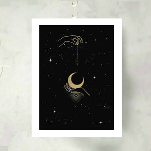 Lantern in the Moonlight Art Print - Terra Soleil
