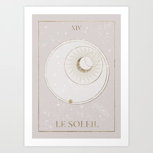 Le Soleil Tarot Art Print
