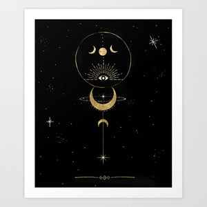Lunar Eclipse Art Print - Terra Soleil