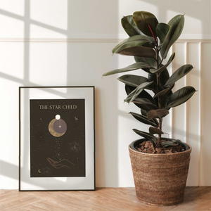 The Star Child Art Print - Terra Soleil