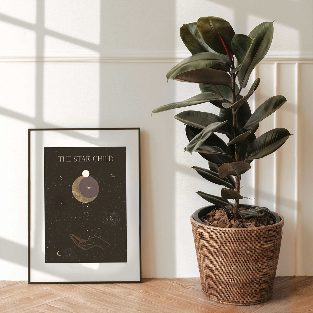 The Star Child Art Print - Terra Soleil