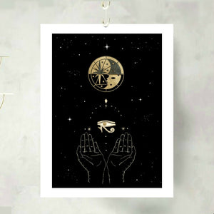 The Eye of Horus Art Print - Terra Soleil
