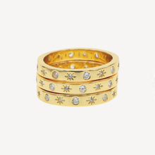 Load image into Gallery viewer, The Moon and Stars Stacking Ring - Terra Soleil