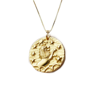 Lion's Mane Coin Necklace - Terra Soleil