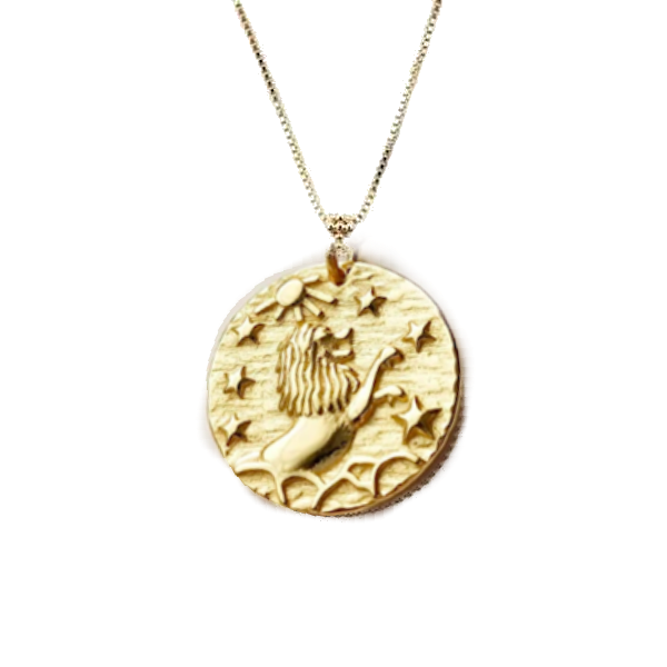 Lion's Mane Coin Necklace - Terra Soleil