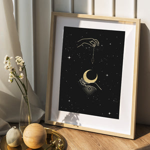 Lantern in the Moonlight Art Print - Terra Soleil