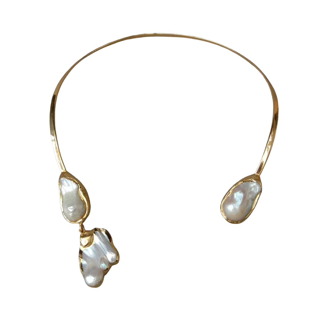 The Nefertiti Pearl Necklace