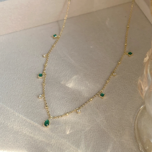 The Sea Green Gem Necklace