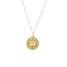 Load image into Gallery viewer, Simple Sun Necklace