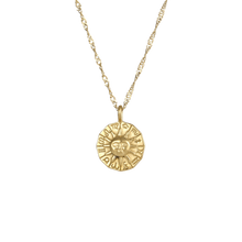 Load image into Gallery viewer, Simple Sun Necklace