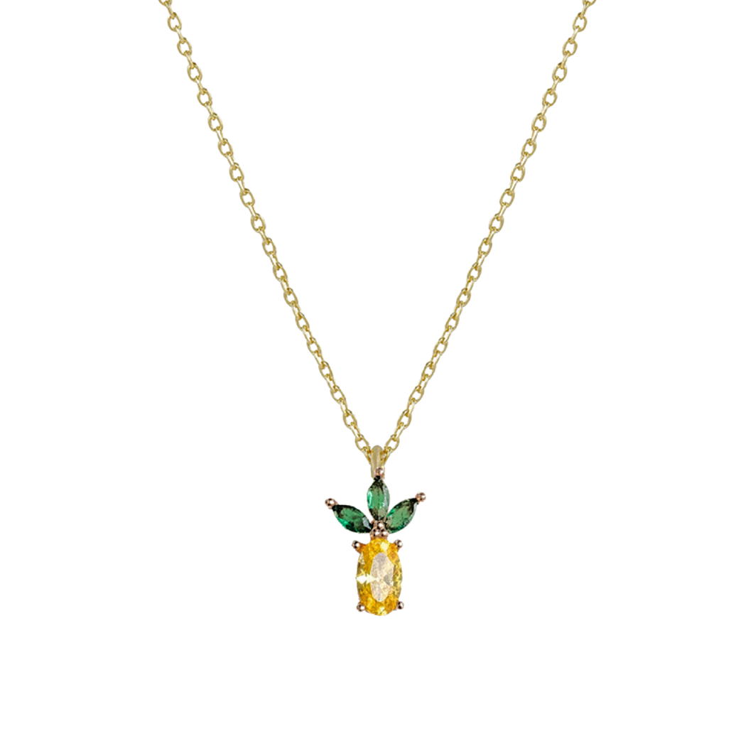 Pineapple Charm Necklace