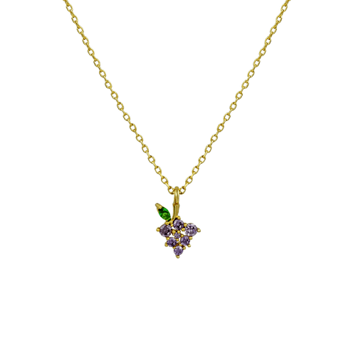 Grape Charm Necklace