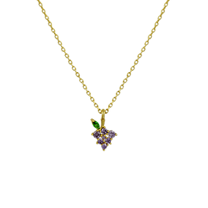 Grape Charm Necklace