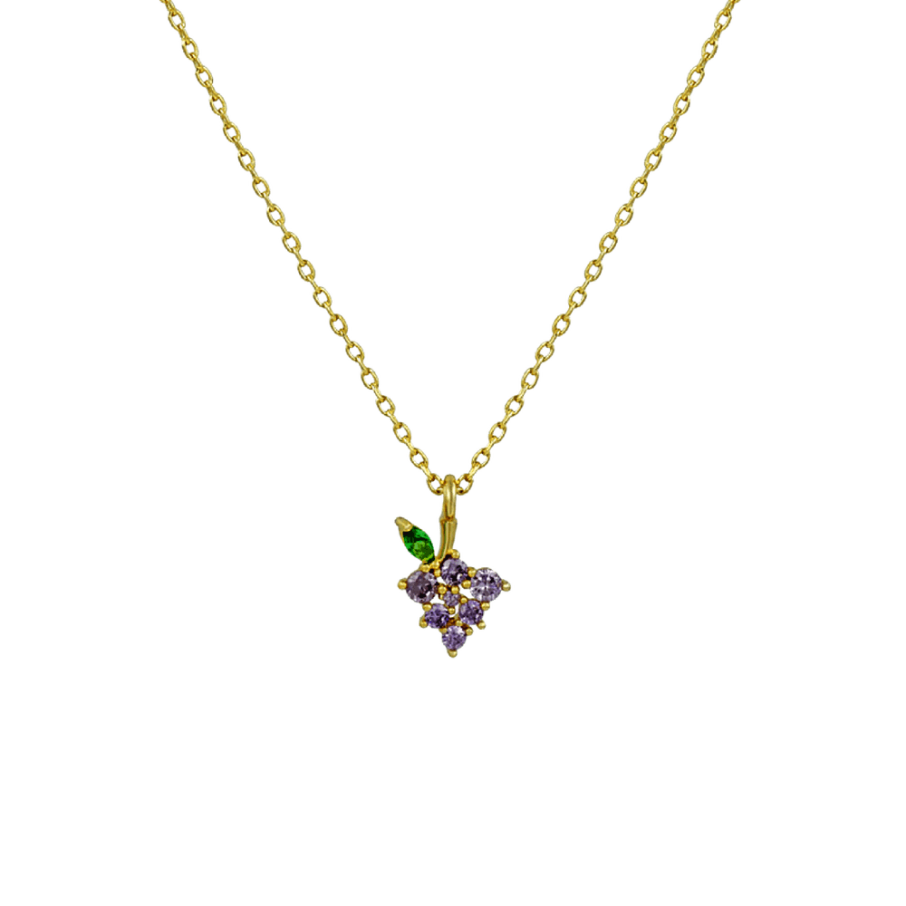 Grape Charm Necklace