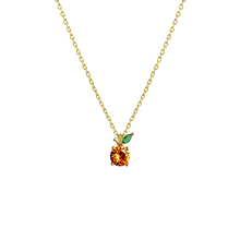 Load image into Gallery viewer, Orange Charm Necklace