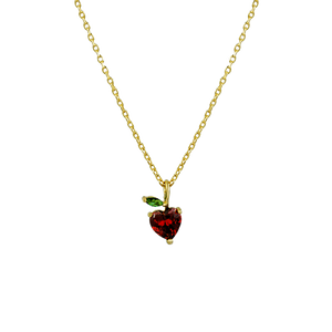 Peach Charm Necklace