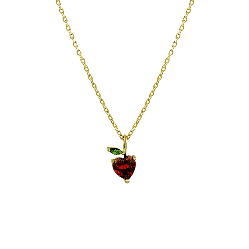 Apple Charm Necklace