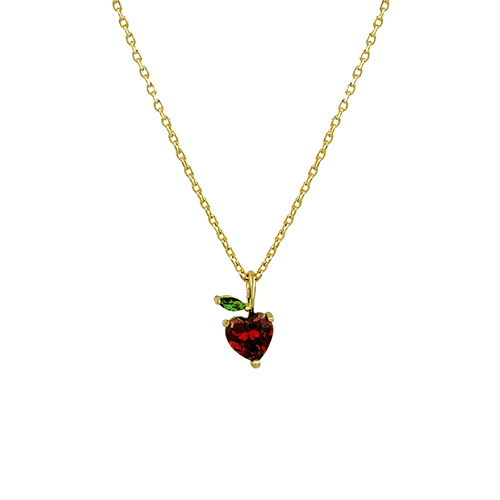 Apple Charm Necklace