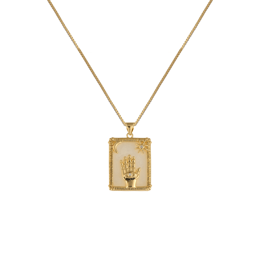 Palmistry Hand Necklace