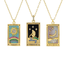 Load image into Gallery viewer, The Magician Tarot Card Necklace