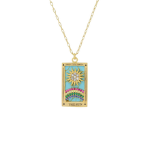 Load image into Gallery viewer, The Moon Tarot Card Necklace