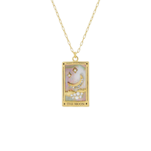 Load image into Gallery viewer, The Moon Tarot Card Necklace