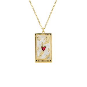 The Moon Tarot Card Necklace