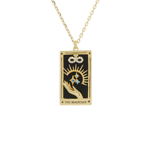 The Moon Tarot Card Necklace