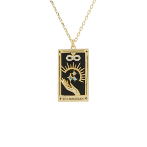 The Serpent Tarot Card Necklace