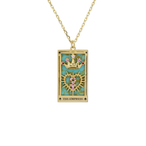 The Moon Tarot Card Necklace