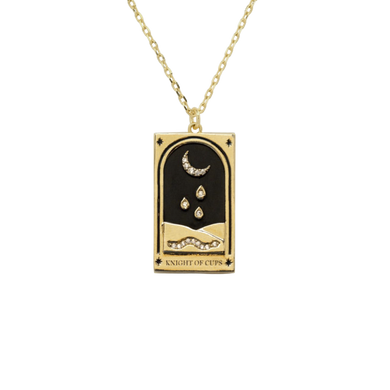 The Serpent Tarot Card Necklace