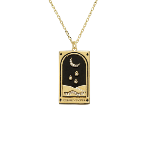 The Serpent Tarot Card Necklace