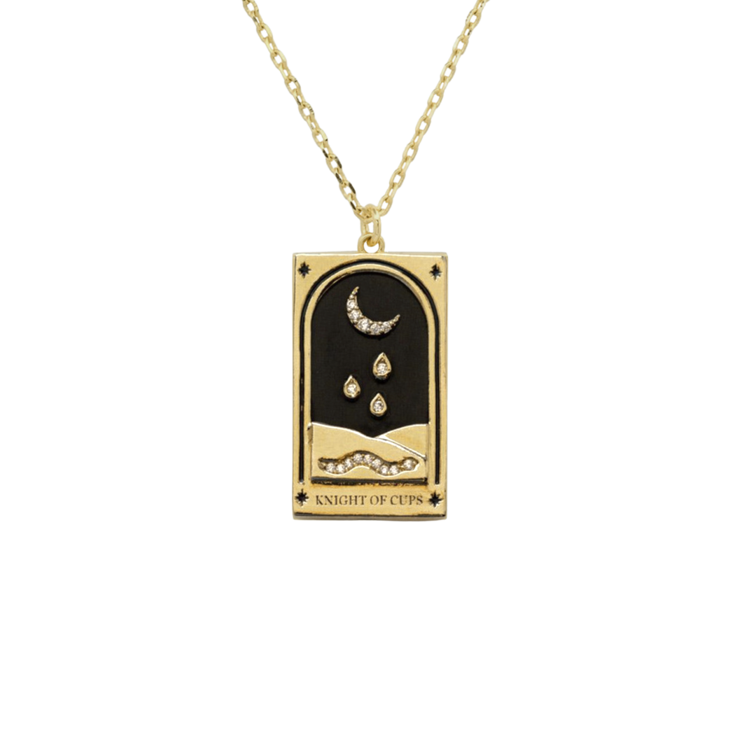 The Serpent Tarot Card Necklace