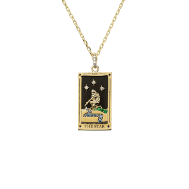 The Star Tarot Card Necklace