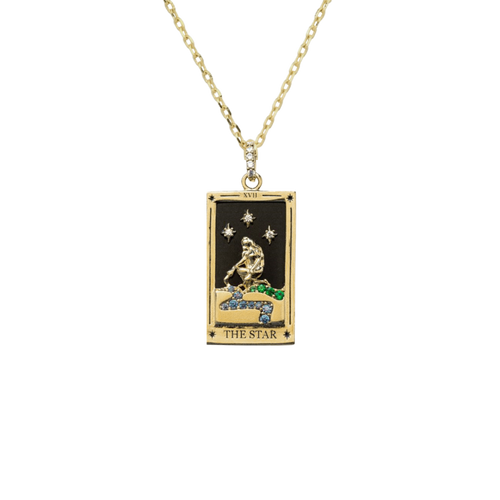 The Star Tarot Card Necklace