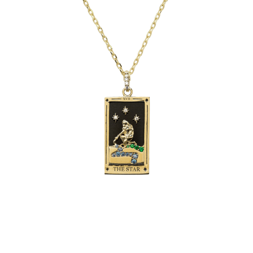 The Star Tarot Card Necklace