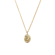 Load image into Gallery viewer, The Oval Moon Necklace