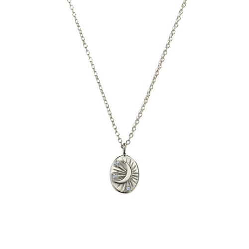 The Oval Moon Necklace