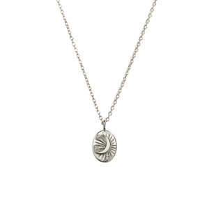 The Oval Moon Necklace