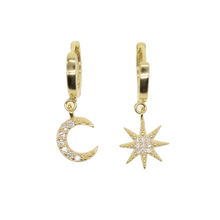 Load image into Gallery viewer, Celestial Charm Earrings - Terra Soleil