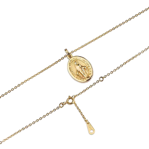 Virgin Mary Pendant Necklace - Terra Soleil