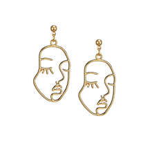 Load image into Gallery viewer, Picasso Face Earrings - Terra Soleil